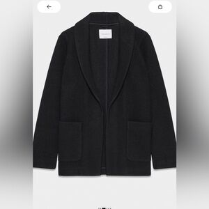 Aritzia Shawl Merino Wool Below-Bum Jacket